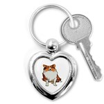 Shetland Sheepdog Key Chain (Heart)