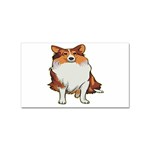 Shetland Sheepdog Sticker (Rectangular)