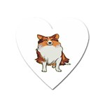 Shetland Sheepdog Magnet (Heart)