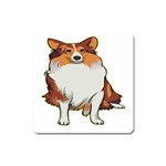 Shetland Sheepdog Magnet (Square)