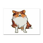 Shetland Sheepdog Sticker A4 (10 pack)