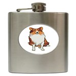 Shetland Sheepdog Hip Flask (6 oz)