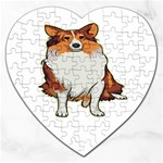 Shetland Sheepdog Jigsaw Puzzle (Heart)