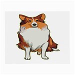 Shetland Sheepdog Glasses Cloth