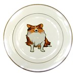 Shetland Sheepdog Porcelain Plate