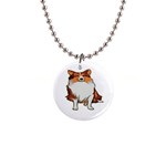 Shetland Sheepdog 1  Button Necklace