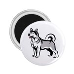 Siberian Husky 2.25  Magnet