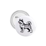 Siberian Husky 1.75  Button