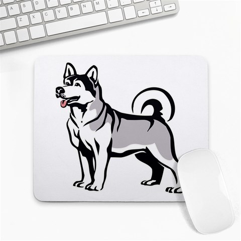 Siberian Husky Large Mousepad from ArtsNow.com Front