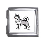 Siberian Husky Mega Link Italian Charm (18mm)