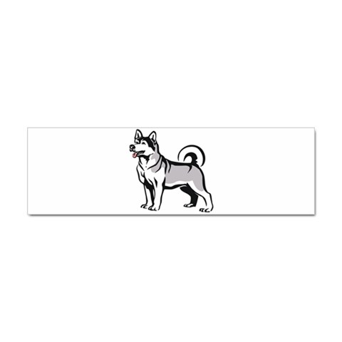 Siberian Husky Sticker Bumper (10 pack) from ArtsNow.com Front