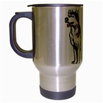 Siberian Husky Travel Mug (Silver Gray)