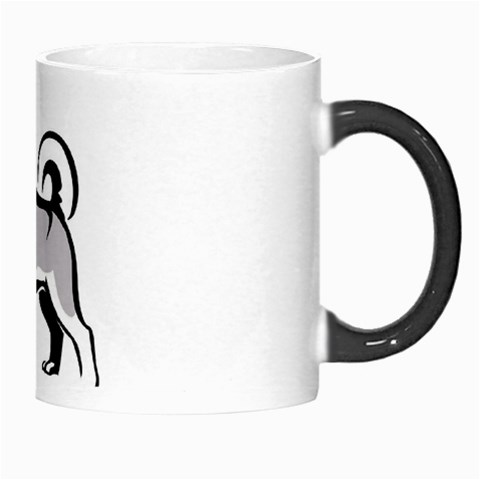 Siberian Husky Morph Mug from ArtsNow.com Right