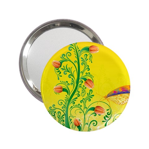 Whimsical Tulips Handbag Mirror (2.25 ) from ArtsNow.com Front