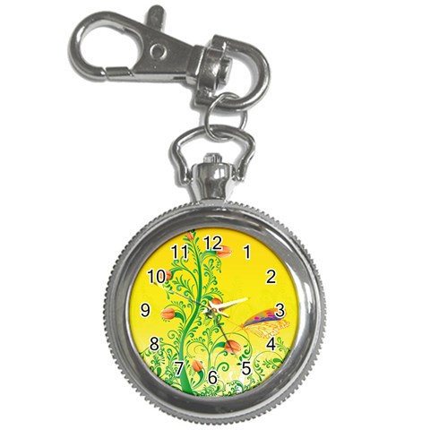 Whimsical Tulips Key Chain Watch from ArtsNow.com Front