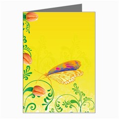 Whimsical Tulips Greeting Card from ArtsNow.com Left