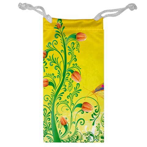 Whimsical Tulips Jewelry Bag from ArtsNow.com Front