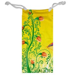 Whimsical Tulips Jewelry Bag from ArtsNow.com Back