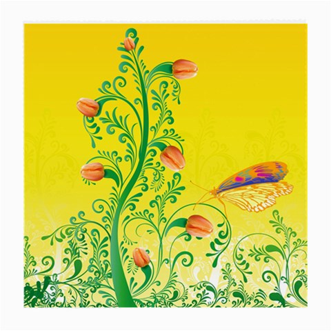 Whimsical Tulips Glasses Cloth (Medium) from ArtsNow.com Front