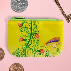 Whimsical Tulips Coin Change Purse from ArtsNow.com Front