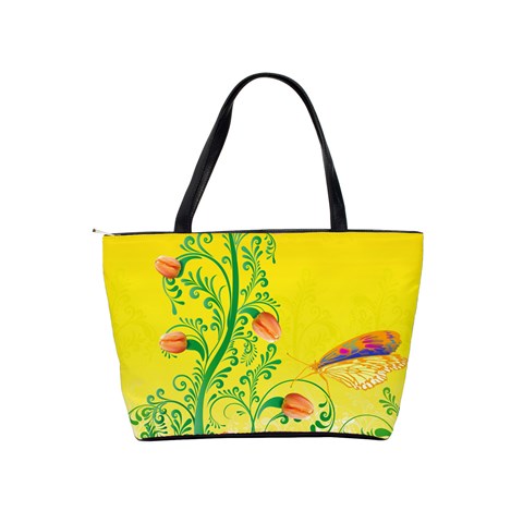 Whimsical Tulips Large Shoulder Bag from ArtsNow.com Back