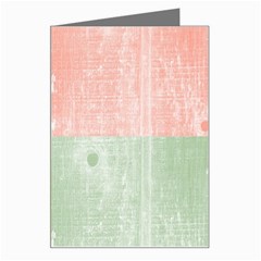 Pastel Textured Squares Greeting Card from ArtsNow.com Left