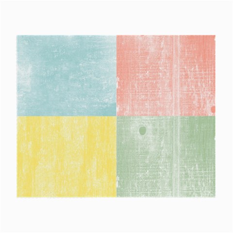 Pastel Textured Squares Glasses Cloth (Small, Two Sided) from ArtsNow.com Front