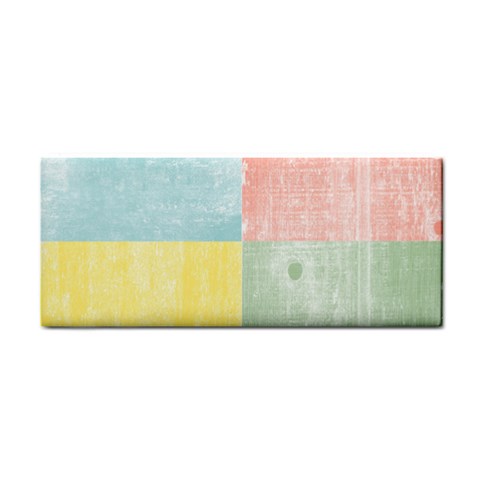 Pastel Textured Squares Hand Towel from ArtsNow.com Front