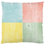 Pastel Textured Squares Large Cushion Case (Single Sided) 