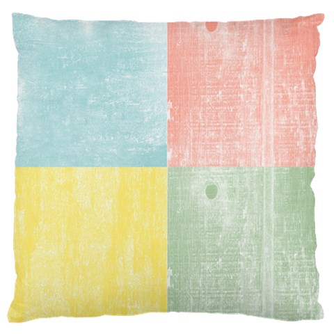 Pastel Textured Squares Large Cushion Case (Two Sided)  from ArtsNow.com Back