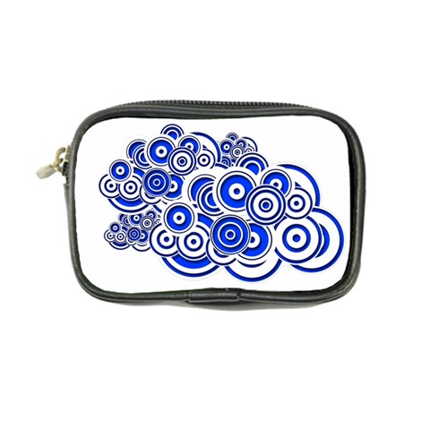 Trippy Blue Swirls Coin Purse from ArtsNow.com Front