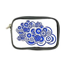 Trippy Blue Swirls Coin Purse from ArtsNow.com Front