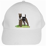 Airedale Terrier White Cap