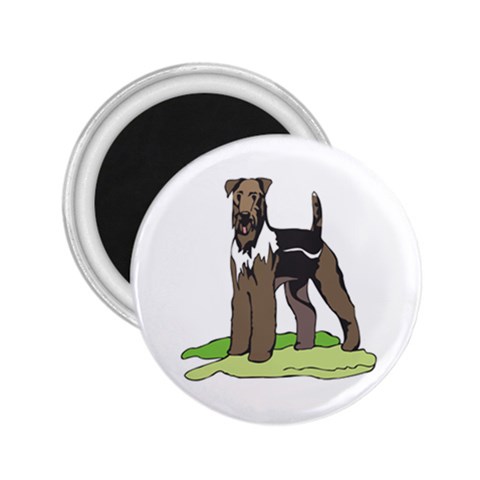 Airedale Terrier 2.25  Magnet from ArtsNow.com Front