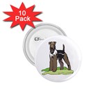 Airedale Terrier 1.75  Button (10 pack) 