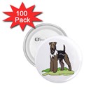 Airedale Terrier 1.75  Button (100 pack) 