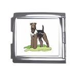 Airedale Terrier Mega Link Italian Charm (18mm)