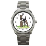 Airedale Terrier Sport Metal Watch