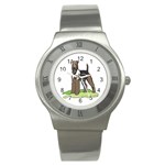 Airedale Terrier Stainless Steel Watch