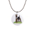 Airedale Terrier 1  Button Necklace