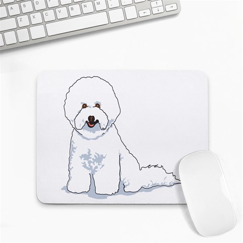 Bichon Frisé Small Mousepad from ArtsNow.com Front