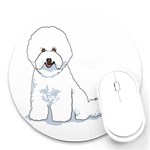 Bichon Frisé Round Mousepad