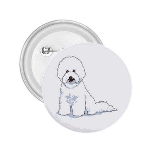 Bichon Frisé 2.25  Button from ArtsNow.com Front