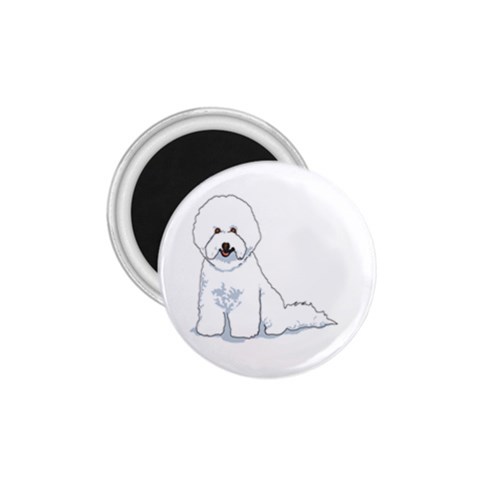 Bichon Frisé 1.75  Magnet from ArtsNow.com Front