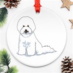 Bichon Frisé Ornament (Round)