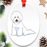 Bichon Frisé Ornament (Oval)