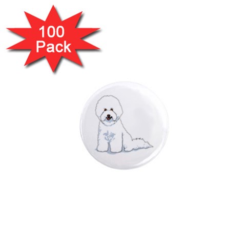 Bichon Frisé 1  Mini Magnet (100 pack)  from ArtsNow.com Front