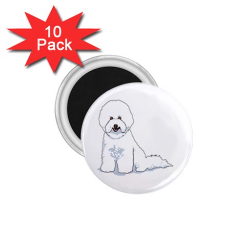 Bichon Frisé 1.75  Magnet (10 pack)  from ArtsNow.com Front