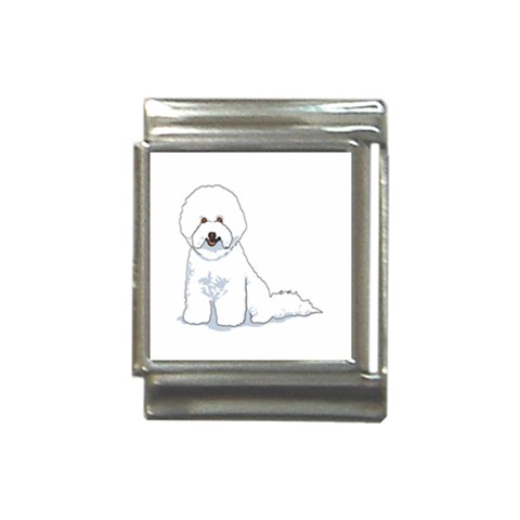 Bichon Frisé Italian Charm (13mm) from ArtsNow.com Front