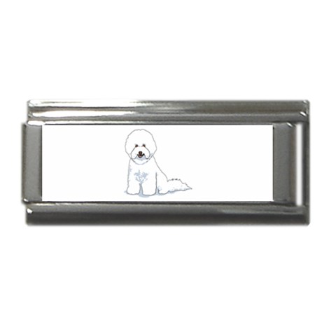 Bichon Frisé Superlink Italian Charm (9mm) from ArtsNow.com Front